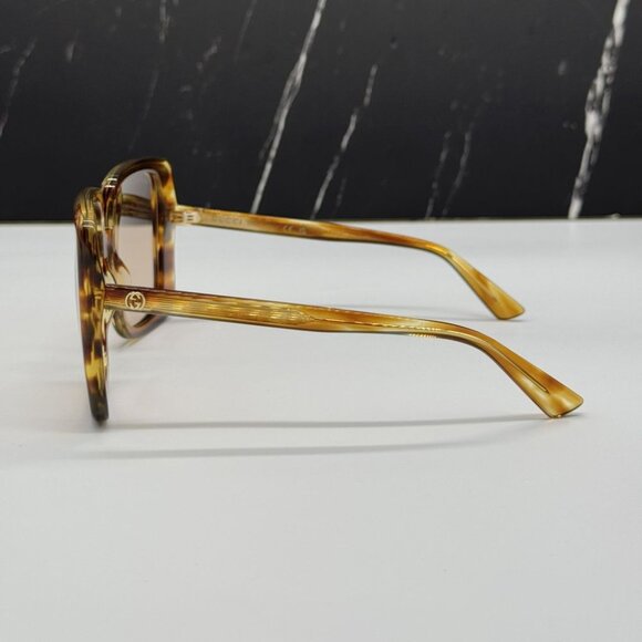 NEW GG1314S 003 GUCCI HAVANA BUTTERFLY WOMEN GUCCI SUNGLASSES - Picture 9 of 13